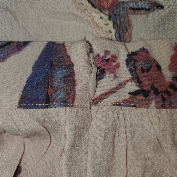 GET LUCKY Romper shorts creamy pink with blue NEW medium - Picture 11 of 13